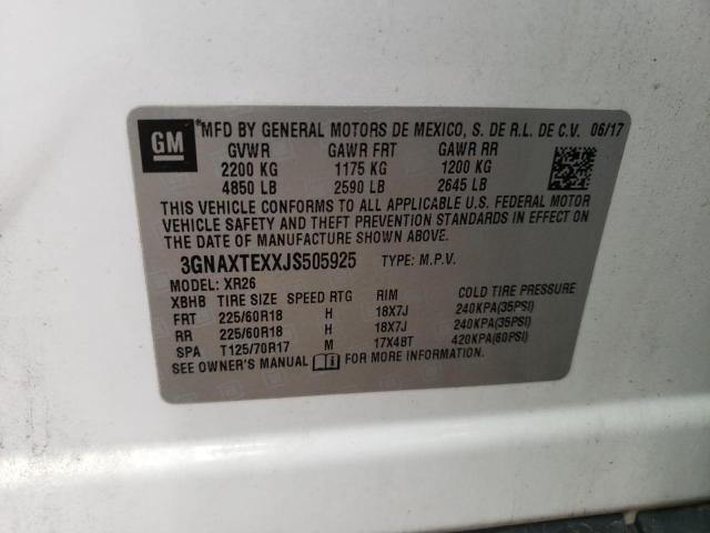 Photo 12 VIN: 3GNAXTEXXJS505925 - CHEVROLET EQUINOX 