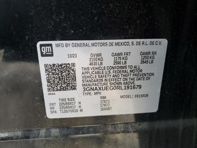 Photo 12 VIN: 3GNAXUEG0RL191679 - CHEVROLET EQUINOX LT 