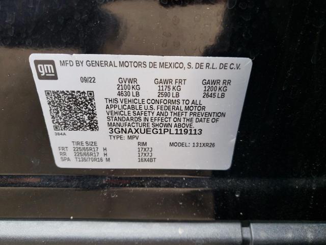 Photo 12 VIN: 3GNAXUEG1PL119113 - CHEVROLET EQUINOX 