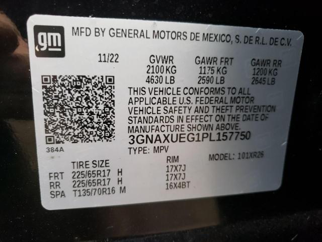 Photo 12 VIN: 3GNAXUEG1PL157750 - CHEVROLET EQUINOX 