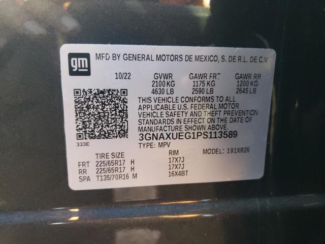 Photo 11 VIN: 3GNAXUEG1PS113589 - CHEVROLET EQUINOX LT 