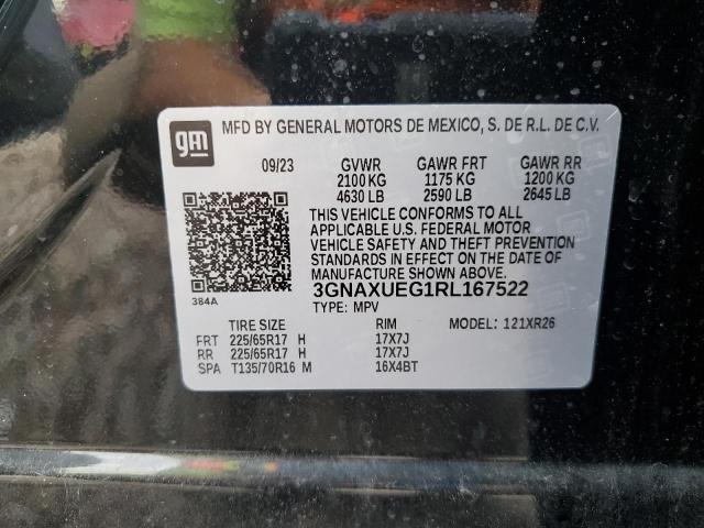 Photo 12 VIN: 3GNAXUEG1RL167522 - CHEVROLET EQUINOX LT 