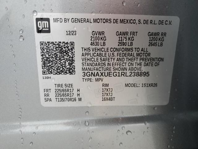 Photo 12 VIN: 3GNAXUEG1RL238895 - CHEVROLET EQUINOX LT 