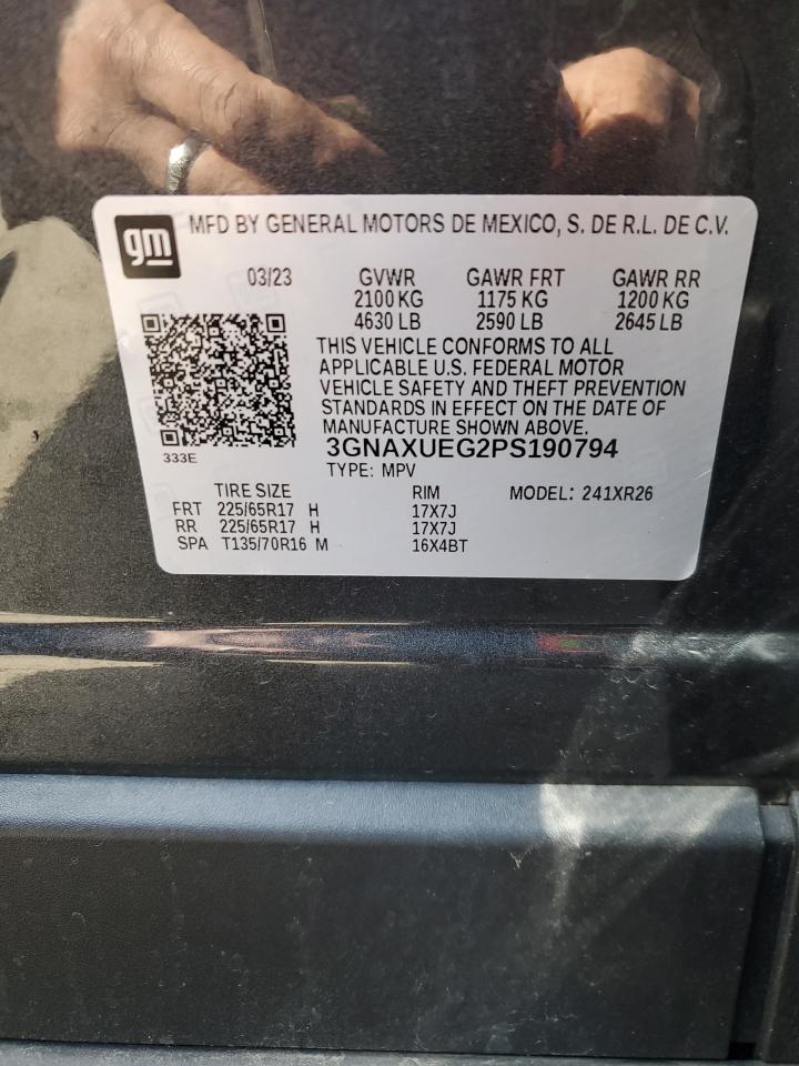 Photo 12 VIN: 3GNAXUEG2PS190794 - CHEVROLET EQUINOX 