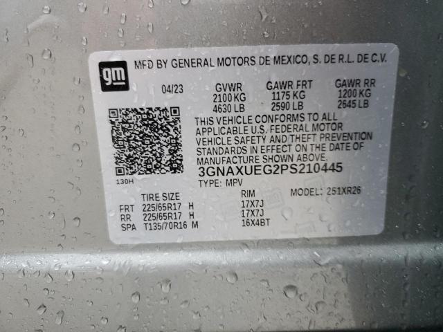 Photo 12 VIN: 3GNAXUEG2PS210445 - CHEVROLET EQUINOX 