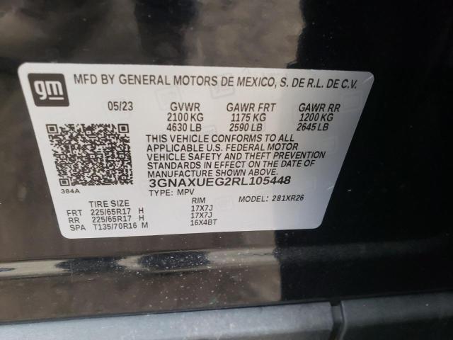 Photo 13 VIN: 3GNAXUEG2RL105448 - CHEVROLET EQUINOX 