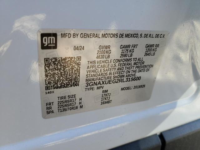 Photo 12 VIN: 3GNAXUEG2RL315600 - CHEVROLET EQUINOX LT 