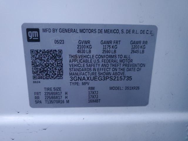 Photo 13 VIN: 3GNAXUEG3PS215735 - CHEVROLET EQUINOX 