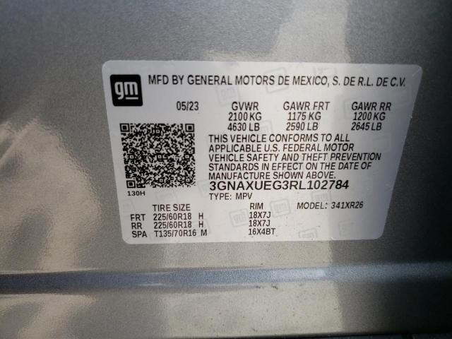 Photo 12 VIN: 3GNAXUEG3RL102784 - CHEVROLET EQUINOX LT 