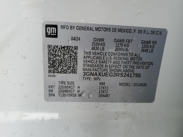 Photo 12 VIN: 3GNAXUEG3RS241755 - CHEVROLET EQUINOX 