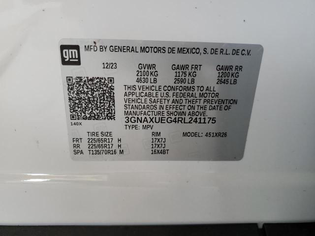 Photo 12 VIN: 3GNAXUEG4RL241175 - CHEVROLET EQUINOX LT 