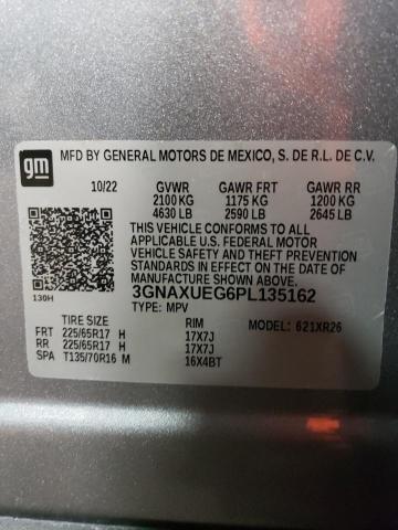 Photo 12 VIN: 3GNAXUEG6PL135162 - CHEVROLET EQUINOX LT 