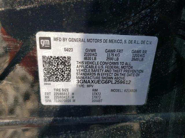 Photo 12 VIN: 3GNAXUEG6PL259612 - CHEVROLET EQUINOX 