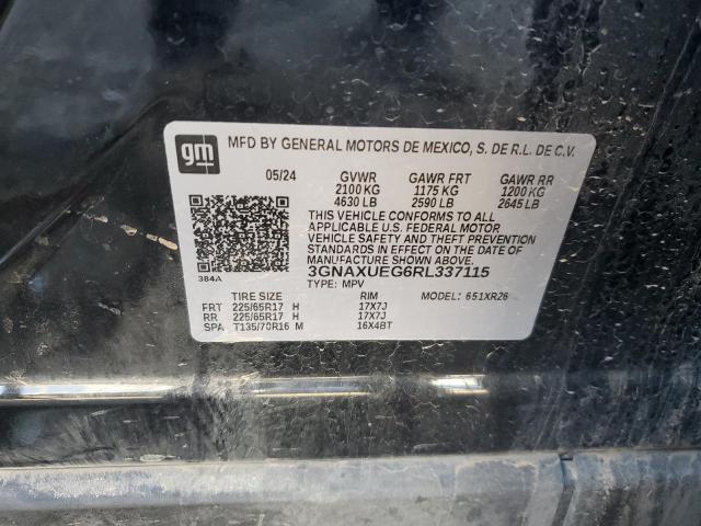 Photo 12 VIN: 3GNAXUEG6RL337115 - CHEVROLET EQUINOX LT 