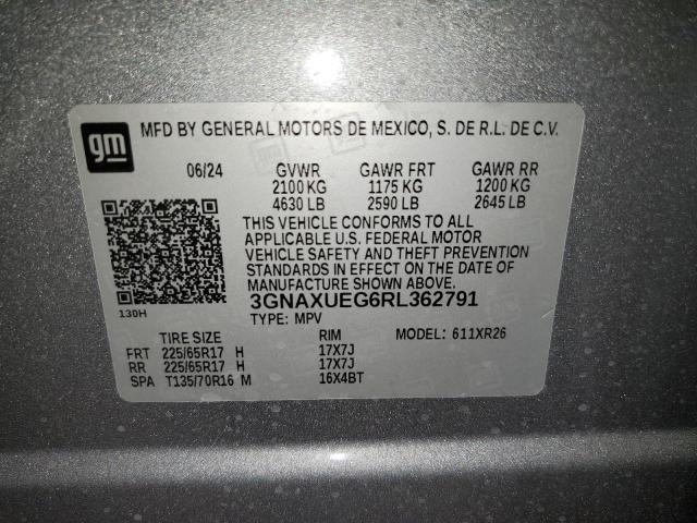 Photo 12 VIN: 3GNAXUEG6RL362791 - CHEVROLET EQUINOX 