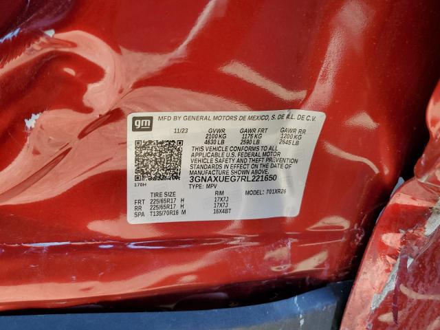 Photo 12 VIN: 3GNAXUEG7RL221650 - CHEVROLET EQUINOX LT 