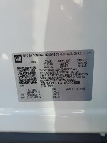 Photo 13 VIN: 3GNAXUEG7RS202568 - CHEVROLET EQUINOX LT 