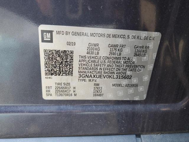 Photo 11 VIN: 3GNAXUEV0KL315602 - CHEVROLET EQUINOX 