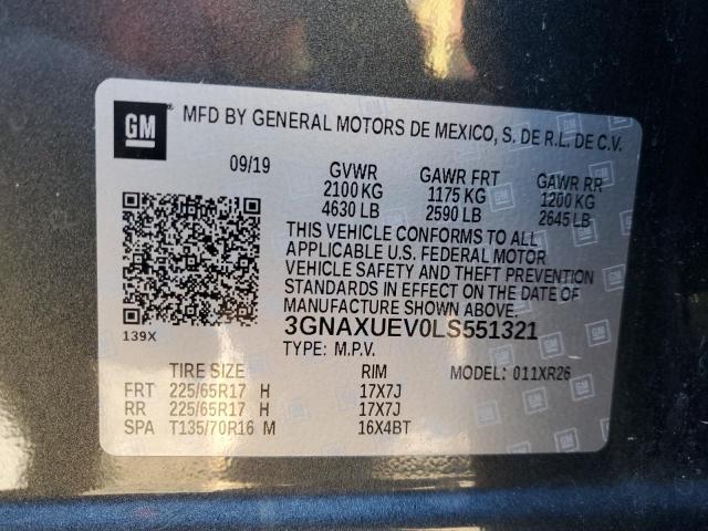 Photo 12 VIN: 3GNAXUEV0LS551321 - CHEVROLET EQUINOX 