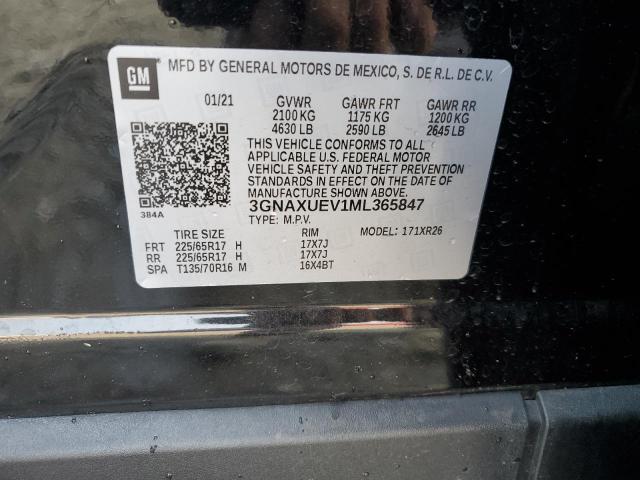 Photo 11 VIN: 3GNAXUEV1ML365847 - CHEVROLET EQUINOX LT 