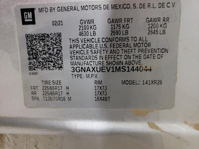 Photo 13 VIN: 3GNAXUEV1MS144044 - CHEVROLET EQUINOX LT 