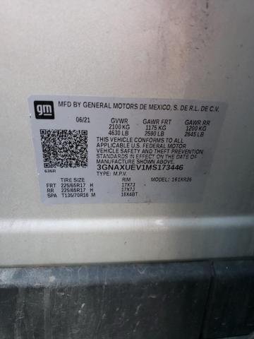 Photo 12 VIN: 3GNAXUEV1MS173446 - CHEVROLET EQUINOX LT 