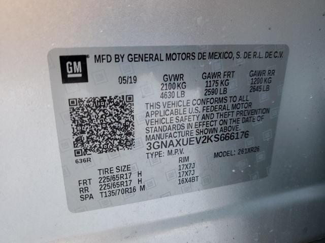 Photo 11 VIN: 3GNAXUEV2KS666176 - CHEVROLET EQUINOX 