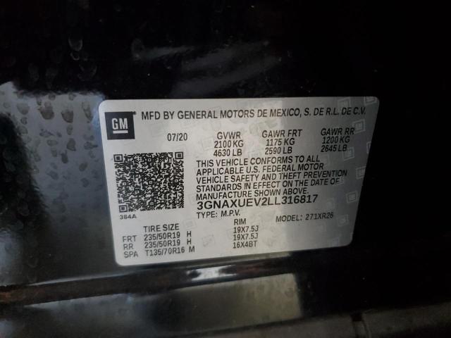 Photo 12 VIN: 3GNAXUEV2LL316817 - CHEVROLET EQUINOX 