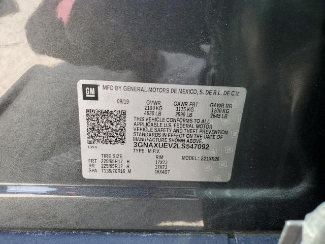 Photo 12 VIN: 3GNAXUEV2LS547092 - CHEVROLET EQUINOX LT 