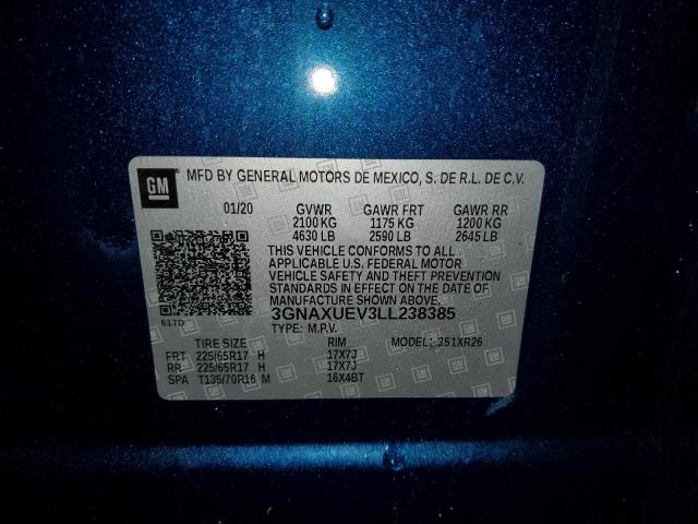 Photo 13 VIN: 3GNAXUEV3LL238385 - CHEVROLET EQUINOX LT 