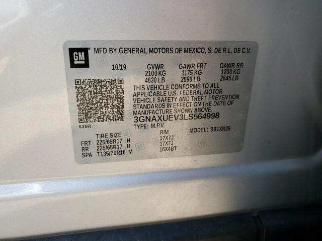 Photo 12 VIN: 3GNAXUEV3LS564998 - CHEVROLET EQUINOX 