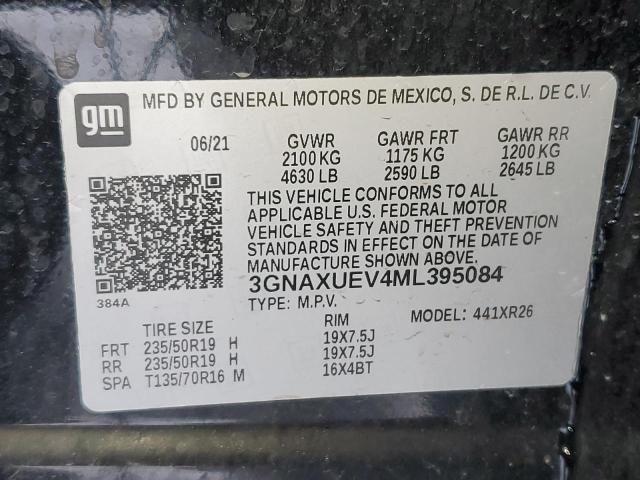 Photo 13 VIN: 3GNAXUEV4ML395084 - CHEVROLET EQUINOX 