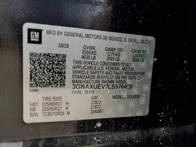 Photo 12 VIN: 3GNAXUEV7LS576409 - CHEVROLET EQUINOX 