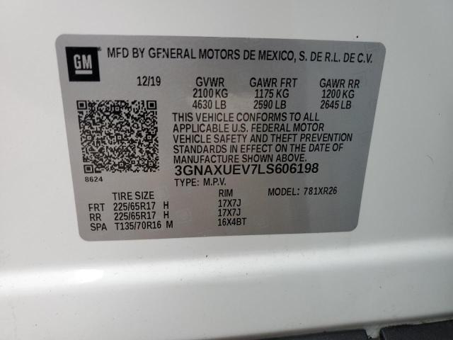 Photo 11 VIN: 3GNAXUEV7LS606198 - CHEVROLET EQUINOX 