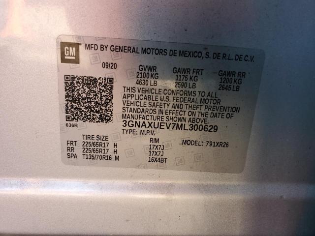 Photo 12 VIN: 3GNAXUEV7ML300629 - CHEVROLET EQUINOX 