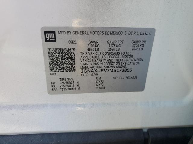 Photo 12 VIN: 3GNAXUEV7MS173855 - CHEVROLET EQUINOX LT 