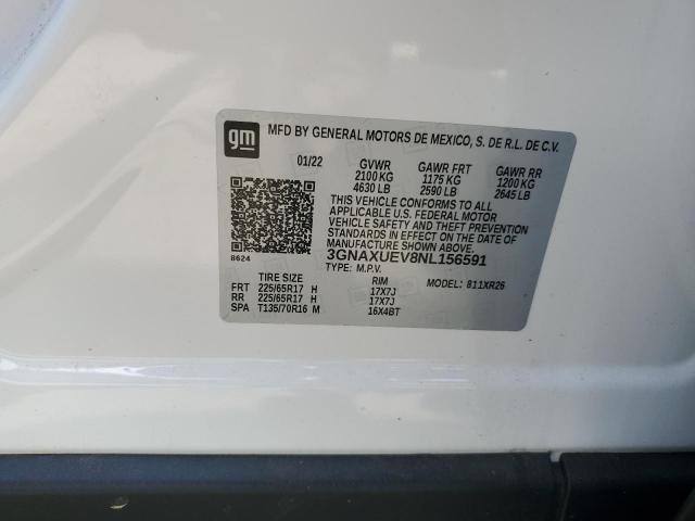 Photo 12 VIN: 3GNAXUEV8NL156591 - CHEVROLET EQUINOX LT 