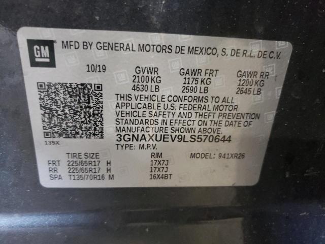 Photo 11 VIN: 3GNAXUEV9LS570644 - CHEVROLET EQUINOX 