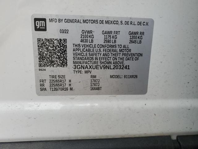 Photo 13 VIN: 3GNAXUEV9NL203241 - CHEVROLET EQUINOX 