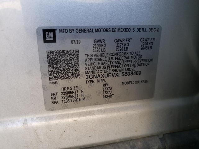 Photo 11 VIN: 3GNAXUEVXLS508489 - CHEVROLET EQUINOX LT 