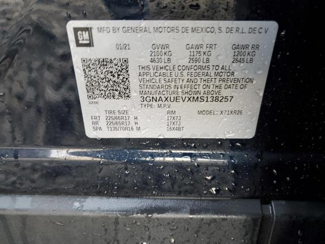 Photo 11 VIN: 3GNAXUEVXMS138257 - CHEVROLET EQUINOX 