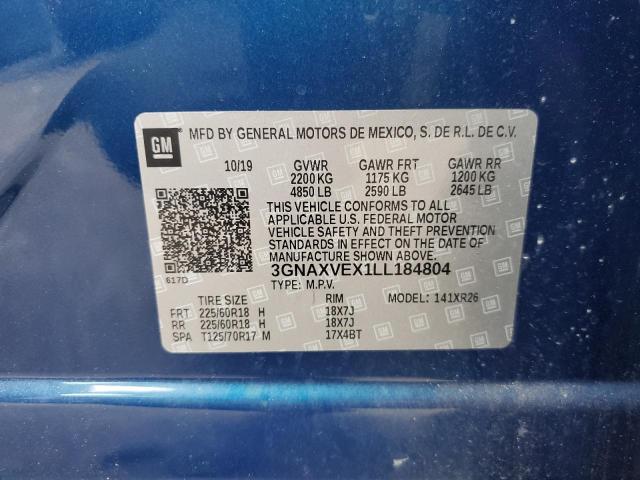 Photo 12 VIN: 3GNAXVEX1LL184804 - CHEVROLET EQUINOX LT 