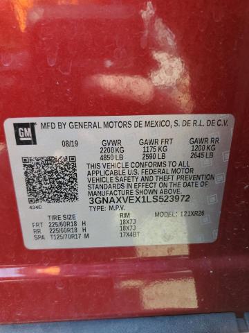 Photo 12 VIN: 3GNAXVEX1LS523972 - CHEVROLET EQUINOX LT 