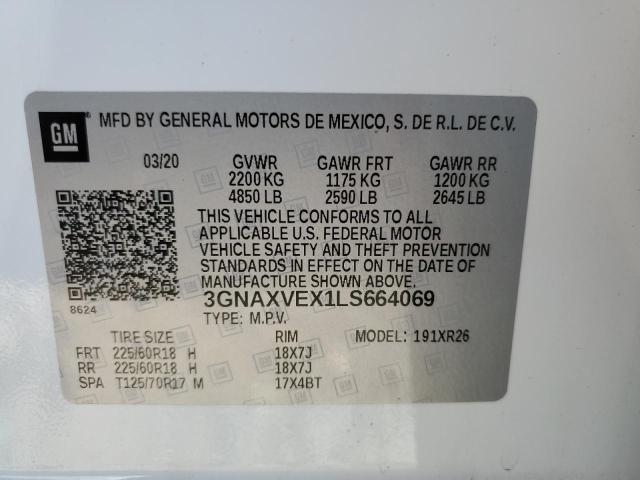 Photo 12 VIN: 3GNAXVEX1LS664069 - CHEVROLET EQUINOX 