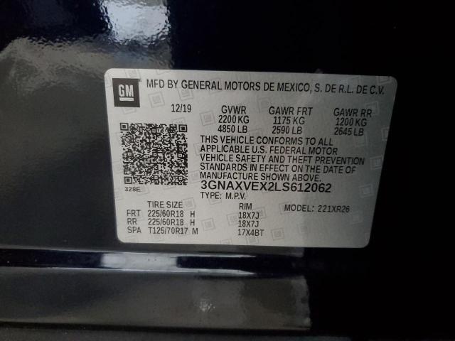 Photo 12 VIN: 3GNAXVEX2LS612062 - CHEVROLET EQUINOX LT 