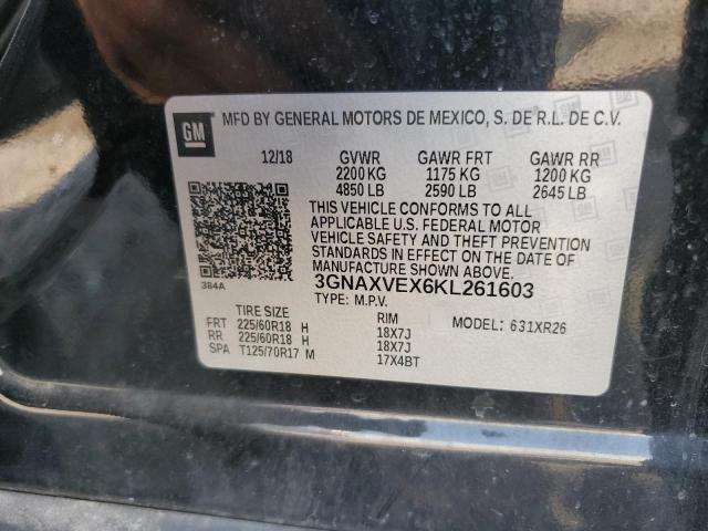 Photo 12 VIN: 3GNAXVEX6KL261603 - CHEVROLET EQUINOX 