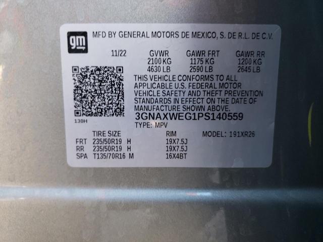 Photo 12 VIN: 3GNAXWEG1PS140559 - CHEVROLET EQUINOX 