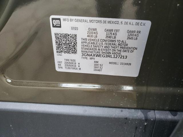 Photo 11 VIN: 3GNAXWEG3RL127213 - CHEVROLET EQUINOX RS 