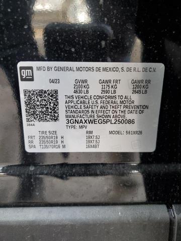 Photo 12 VIN: 3GNAXWEG5PL250086 - CHEVROLET EQUINOX 