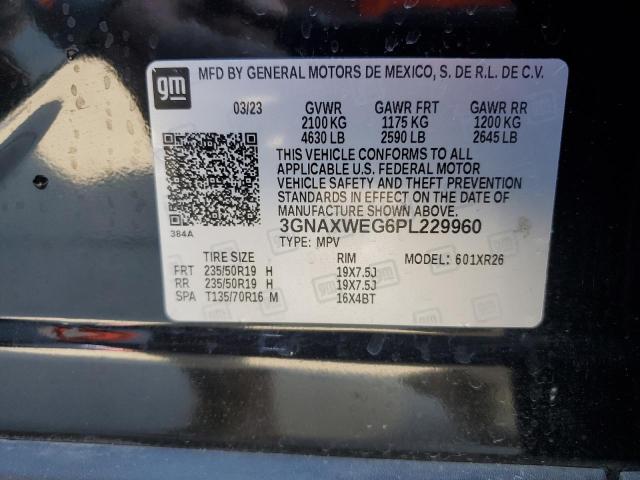 Photo 13 VIN: 3GNAXWEG6PL229960 - CHEVROLET EQUINOX RS 